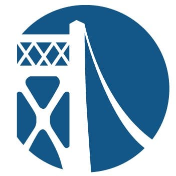 Poughkeepsie Journal bridge icon logo.