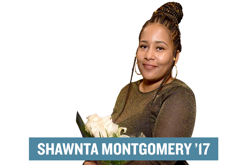 Shawnta Montgomery ’17.