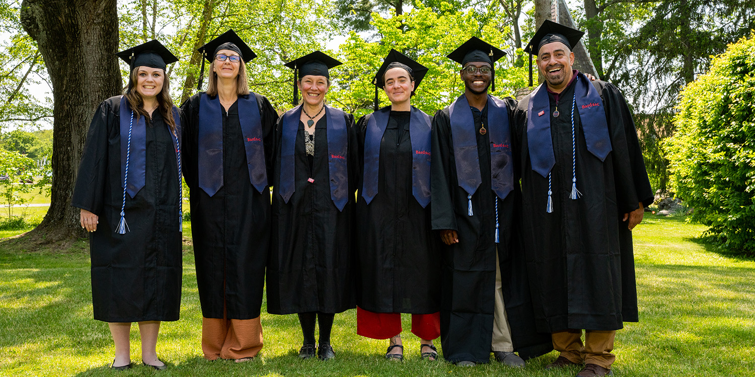 BardBac graduates at the Annandale-on-Hudson campus.