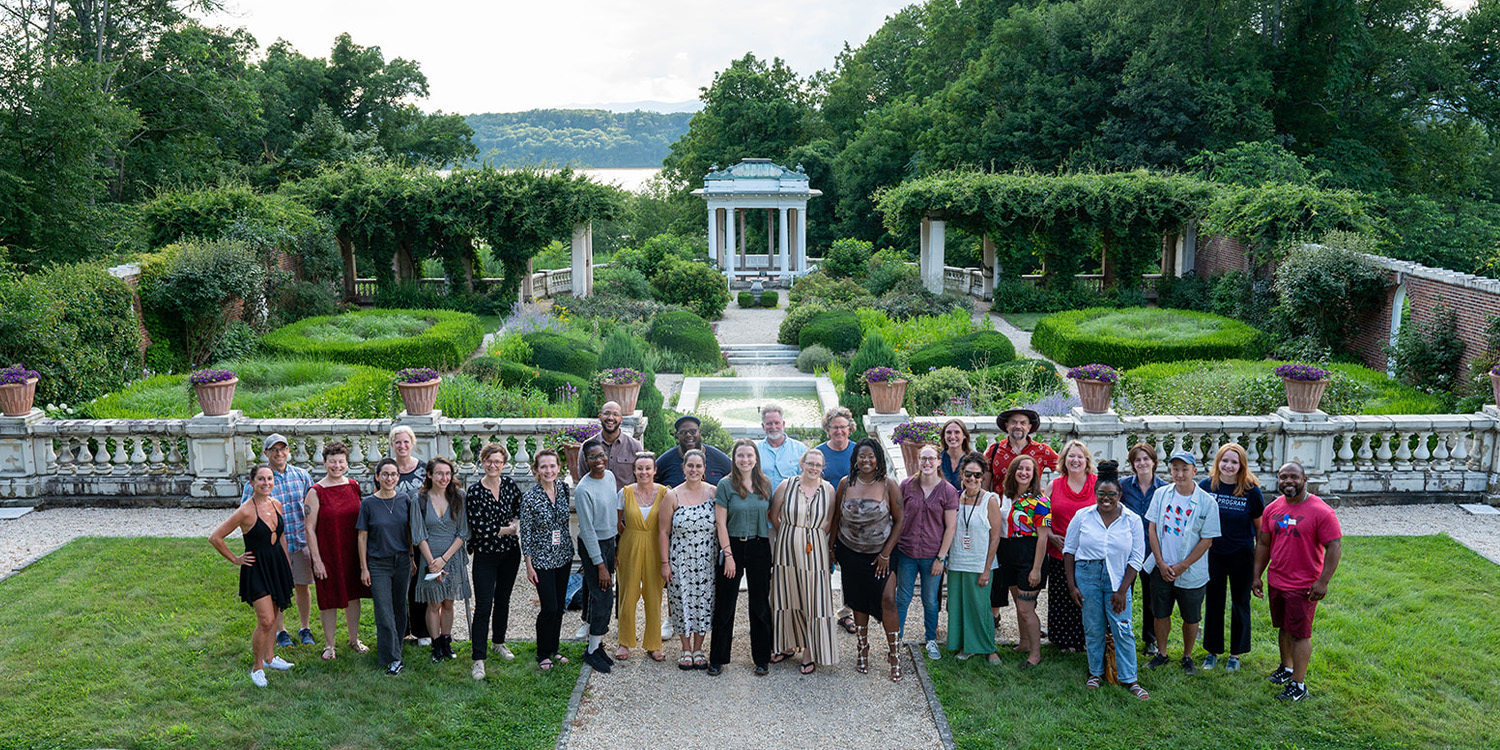 Summer Residency Cohort posing at the Annandale campus.