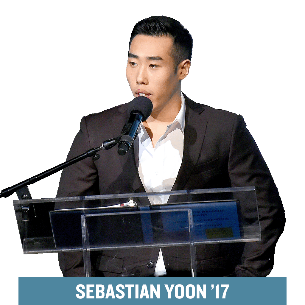 Portrait of former student and current alumni Sebastian Yoon circa 2017