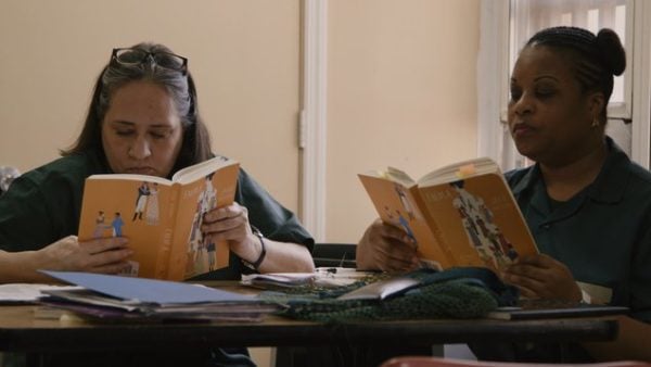 Bard Prison Initiative (BPI) students in a literature seminar at Taconic Correctional Facility