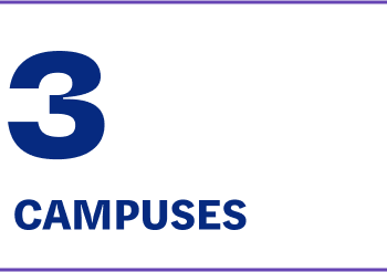 3 Campuses