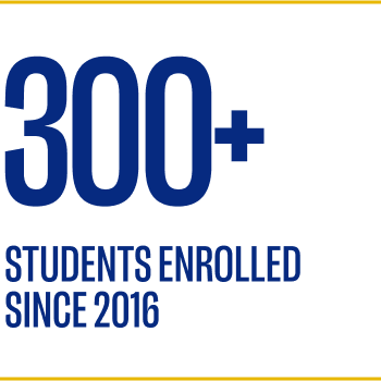 300+ Students enrolled since 2016