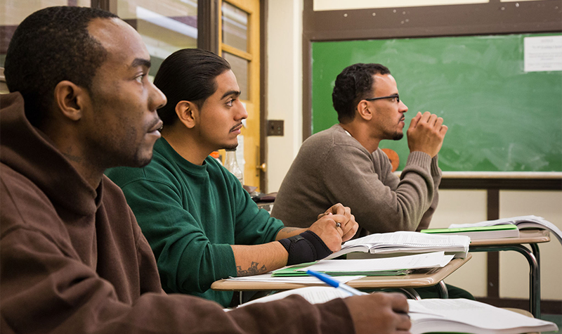 Students in a BPI classroom.