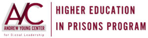 Andrew Young Center for Global Leadership - Higher Education in Prisons Program logo